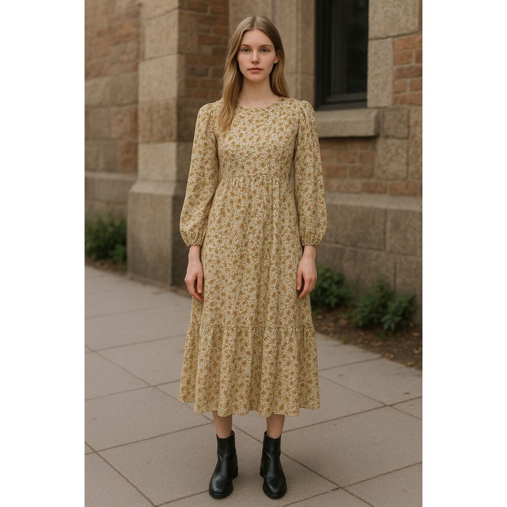 LUSH Women Floral Midi Dress MEDIUM